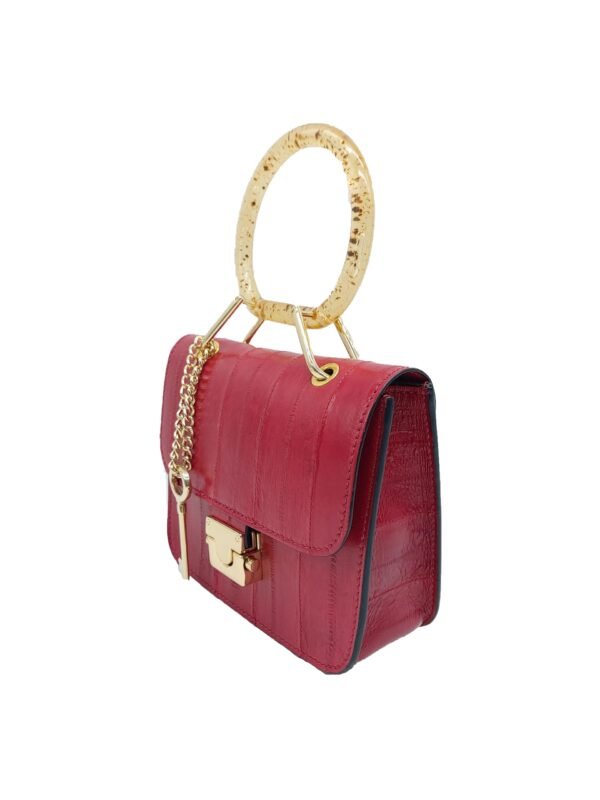 Clutch in pelle